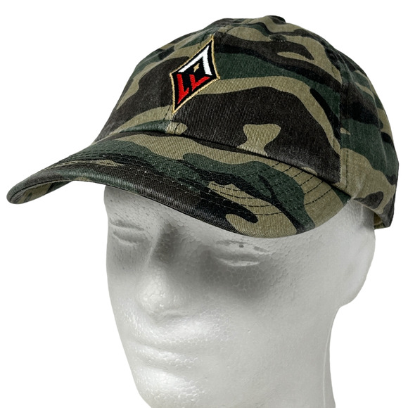 Las Vegas Aces Dad Hat Cap WNBA Camo Camouflage Military 6 Panel Strapback Green - Picture 1 of 9